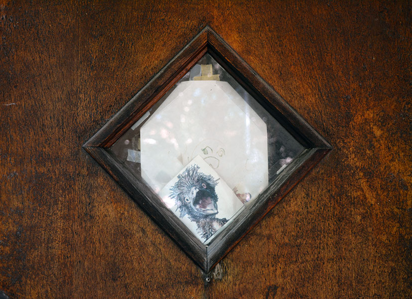 Front door of Jno Cook and Claudia George's Ravenswood Home, Chicago, 2019