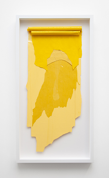 Roni Packer, Ankle Bracelet, latex paint, 30"x15", 2018