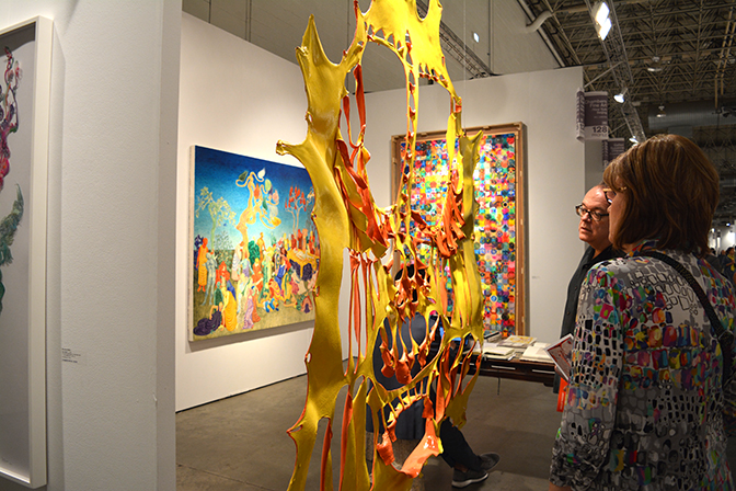 Floor view at EXPO Chicago at Navy Pier, 2019