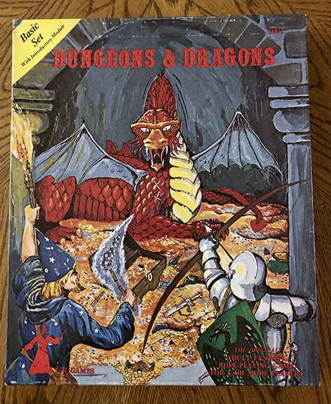 Gary Gygax and Dave Arneson, Dungeons & Dragons Basic Set, TSR Inc., Lake Geneva, Wisconsin, 1977