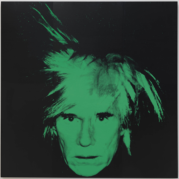 Andy Warhol. Self-Portrait, 1986. Solomon R. Guggenheim Museum, New York; gift, Anne and Anthony d’Offay in honor of Thomas Krens. © 2019 The Andy Warhol Foundation for the Visual Arts, Inc. / Artists Rights Society (ARS), New York.
