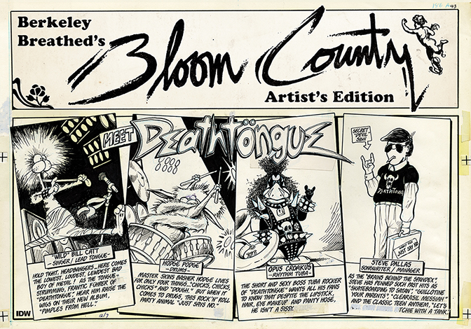 Berkeley Breathed, Bloom County Artist's Edition, IDW Publishing, 2019