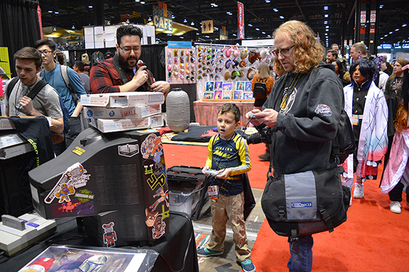 Retro Gaming, C2E2, McCormick Place, Chicago, Illinois, 2020 by Chester Alamo-Costello