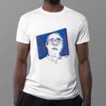 Nikka Gonzales, 3-D Chester preview, screen print on t-shirt, 2020