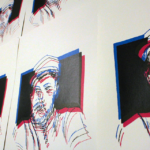 Nikka Gonzales, 3-D Paul's Prints, screen print on vellum, 2020