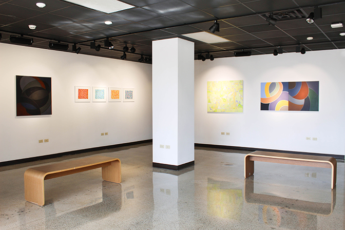 Kindred Spirits: Kathie Shaw & Corey Postiglione, interior view, October 8 - November 30, 2020.