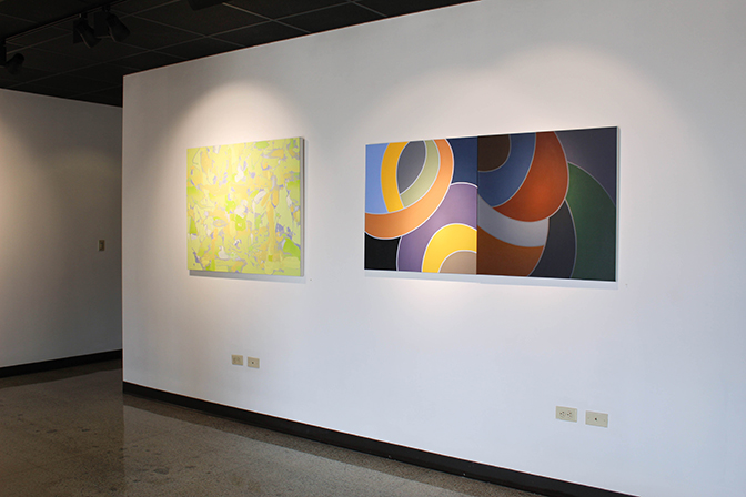 Kindred Spirits: Kathie Shaw & Corey Postiglione, interior view, October 8 - November 30, 2020.