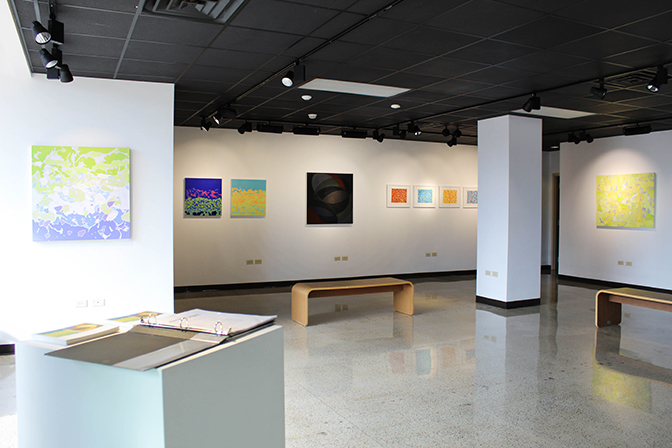 Kindred Spirits: Kathie Shaw & Corey Postiglione, interior view, October 8 - November 30, 2020.