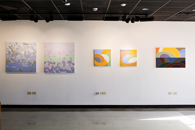 Kindred Spirits: Kathie Shaw & Corey Postiglione, interior view, October 8 - November 30, 2020.