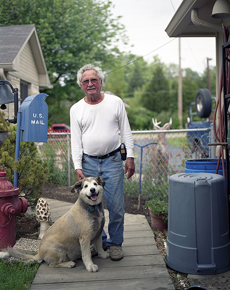 Chester Alamo-Costello, Grandpa Danny and Gizmo, Indianapolis, Indiana, 2002, from the photobook "Grandpa Danny"