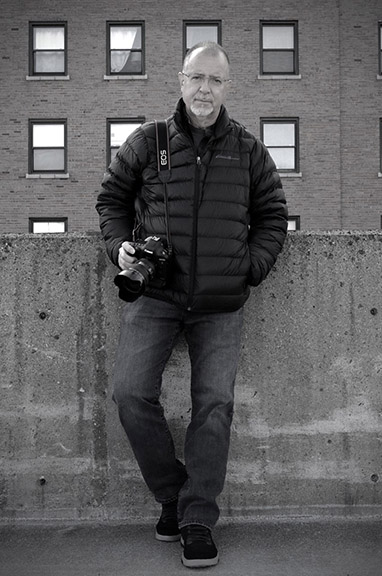 Don Bersano, photographer, Joliet, Illinois, 2020 by Chester Alamo-Costello