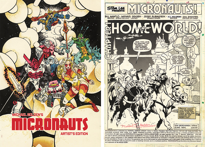 Michael Golden’s Micronauts Artist’s Edition, IDW Publishing, 2020