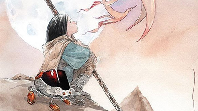 Jeff Lemire, writer, Dustin Nguyen, artist, Ascender 1: The Haunted Galaxy, Image Comics, 2019