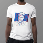 Nikka Gonzales, 3-D Paul preview, screen print on t-shirt, 2020